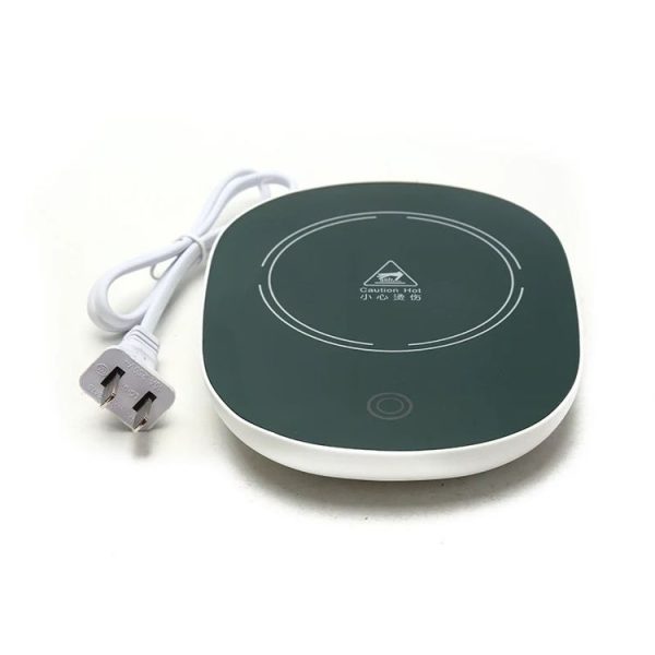 Constant Temperature Heating Coaster Intelligent Thermal Insulation Heating Base, CN Plug (Green) - Image 2