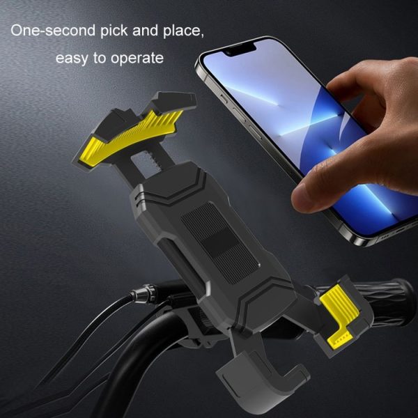 Shockproof Navigation Bracket for Motorcycle and Bicycle Mobile Phone, Random Color Delivery, Style: 2393J3 - Image 5