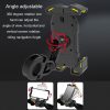 Shockproof Navigation Bracket for Motorcycle and Bicycle Mobile Phone, Random Color Delivery, Style: 2393J3 - Image 8