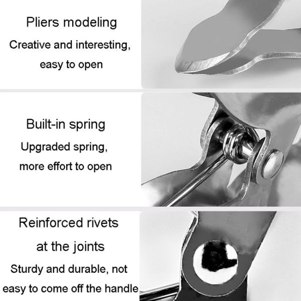Fruit Shell Opening Pliers Home Stainless Steel Open Durian Magic Tool - Image 4