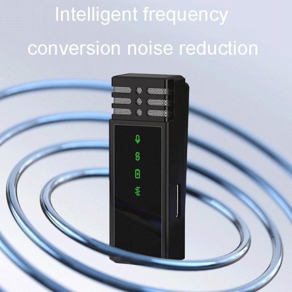 One To Two Outdoor Recording Lavalier Microphone Noise Canceling Wireless Mics, Interface: Type-C - Image 3