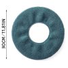 Universal Knitted Washable Toilet Pad Home Thickened Warm Toilet Cover, Style: With Handle Pink - Image 4