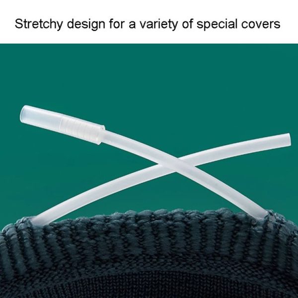 Universal Knitted Washable Toilet Pad Home Thickened Warm Toilet Cover, Style: With Handle Pink - Image 7