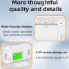 Visual Timer Alarm Clock Dual Display LCD Time Reminder (Pink) - Image 11