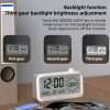 Visual Timer Alarm Clock Dual Display LCD Time Reminder (Pink) - Image 5