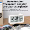 Visual Timer Alarm Clock Dual Display LCD Time Reminder (Pink) - Image 9
