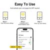 Wifi Networked Weather Clock No APP Required Photo Album with Gif Animation (Yellow) - Image 10