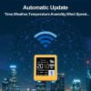 Wifi Networked Weather Clock No APP Required Photo Album with Gif Animation (Yellow) - Image 3