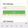 Wifi Networked Weather Clock No APP Required Photo Album with Gif Animation (Yellow) - Image 7