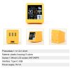 Wifi Networked Weather Clock No APP Required Photo Album with Gif Animation (Yellow) - Image 9