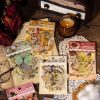 15pcs / Pack PET Butterfly Flower Series Retro DIY Hot Stamping Handbook Stickers, Style: Romantic Love Letter - Image 9