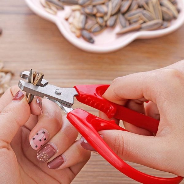 Shelling Scissors Peanut Shelling Clip Pine Nut Pliers Household Melon Seed Peeling Tool - Image 6