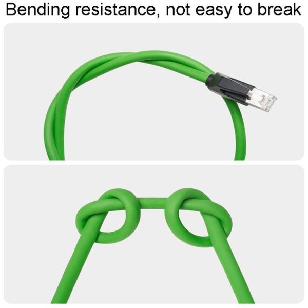 0.5m CAT6 Double Shielded Gigabit Industrial Cable Vibration-Resistant And Highly Flexible Drag Chain Cable - Image 7