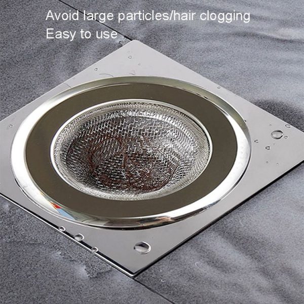Kitchen Sink Garbage Filter Wash Basin Stainless Steel Filter (Kitchen Filter) - Image 7