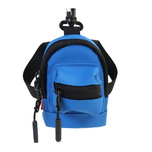 Mini Neck Coin Small Backpack Mens And Ladies Shoulder Crossbody Coin Hanging Bag (Black) - Image 2
