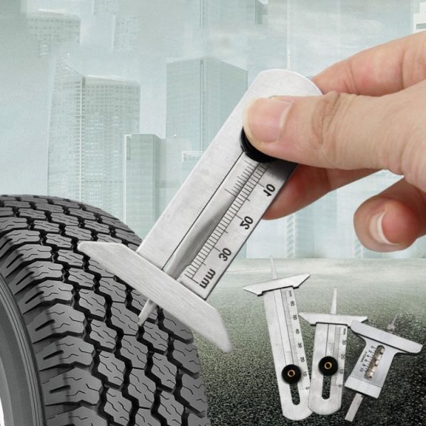 0-30mm Stainless Steel Tire Tread Vernier Depth Gauge - Image 7