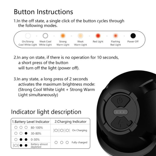 Octopus Outdoor Camping Light Magnetic Waterproof Tool Night Light With Tripod - Image 11