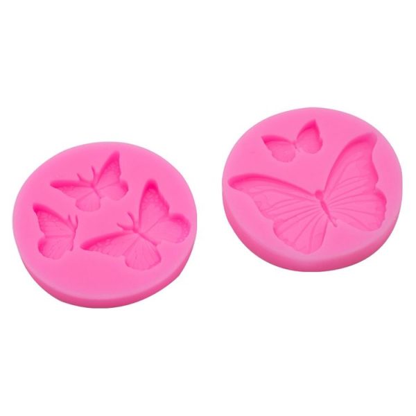 Butterfly Silicone Mold Fondant Chocolate Cake Decoration Mold Epoxy Brickearth Plaster Molds (NO.2 A685) - Image 3
