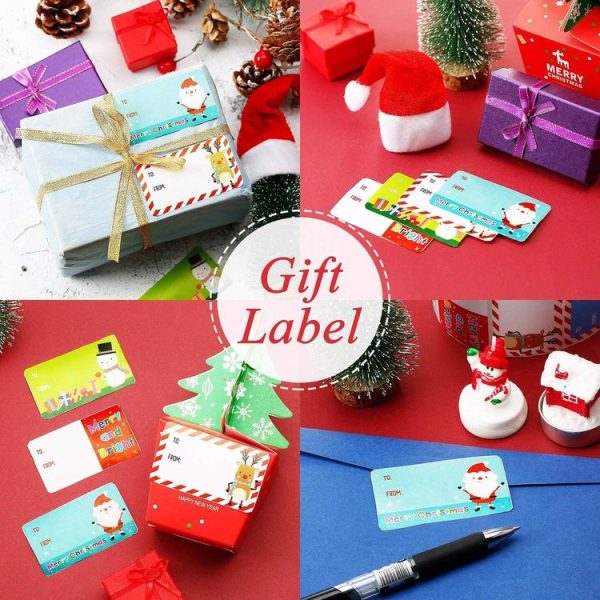 500pcs / Roll Christmas Self-adhesive Labels Stickers Holiday Decoration Gifts (B216) - Image 6
