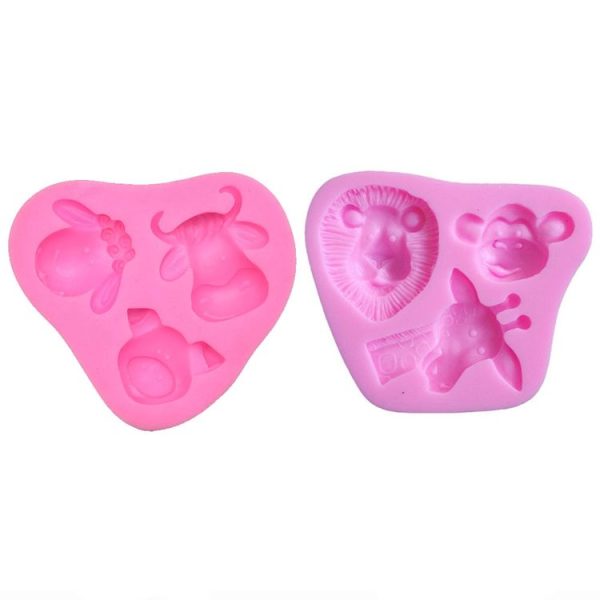 Cartoon Three-dimensional Animals Fondant Silicone Mold Cake Decorating Baking Tools, Specification: 1286 - Image 3