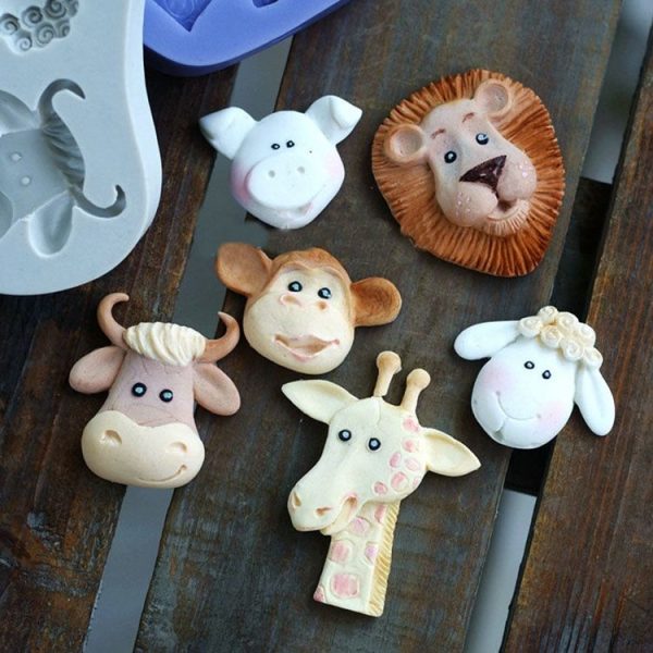 Cartoon Three-dimensional Animals Fondant Silicone Mold Cake Decorating Baking Tools, Specification: 1286 - Image 6