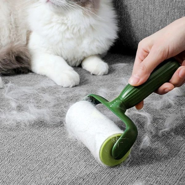 Pet Hair Adhesive Coat Remover Roller Brush (Romantic Pink) - Image 7