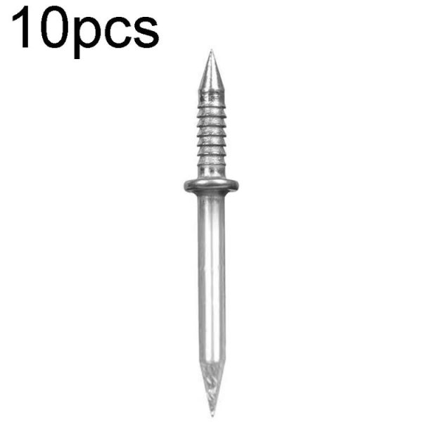 10pcs Skirting Non-Punch Markless Nails Single Headed Bi-Directional Crook Nails Bagged