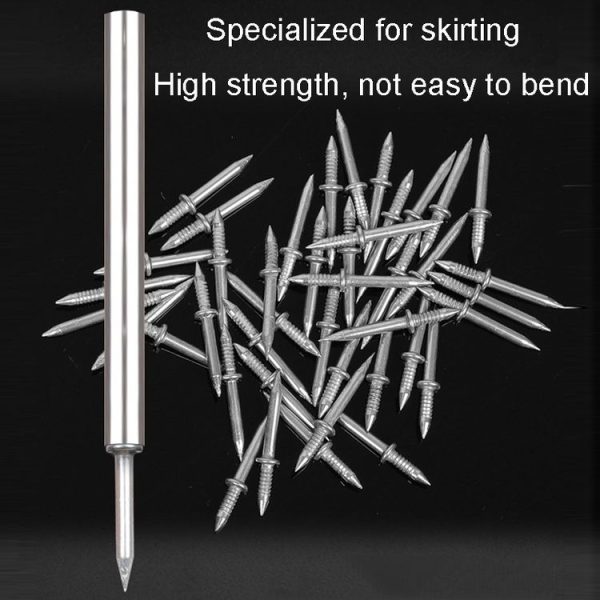 10pcs Skirting Non-Punch Markless Nails Single Headed Bi-Directional Crook Nails Bagged - Image 8