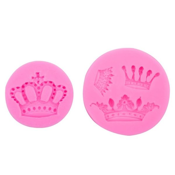 Crown Shape Cake Decorating Mold DIY Chocolate Fondant Silicone Mold Clay Tools, Specification: 15-74 - Image 2