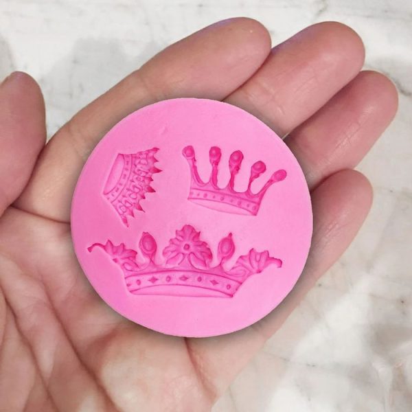 Crown Shape Cake Decorating Mold DIY Chocolate Fondant Silicone Mold Clay Tools, Specification: 15-74 - Image 5