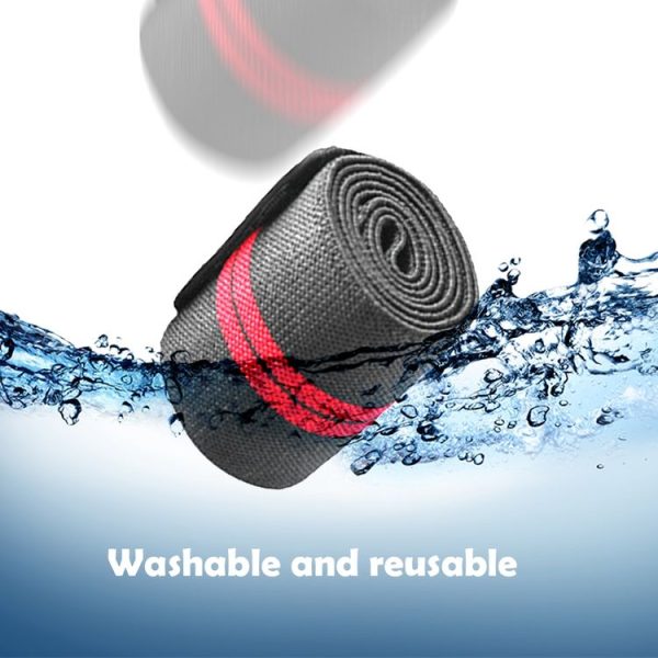 Compression Elbow Bandage Wrap Sports Elbow Protector 120x8cm (Blue) - Image 7