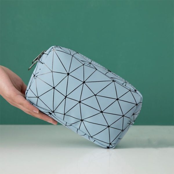 Portable Travel Toiletry Bag Large Capacity Cosmetic Storage Bag (Sky Blue)