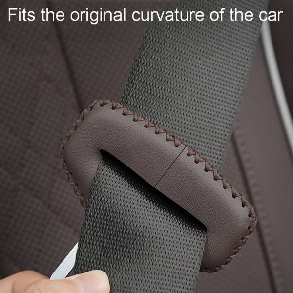 BMW 1pair Seatbelt Insert Protector Bumper Belt Chuck Decoration (Red) - Image 4