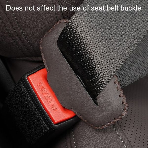 BMW 1pair Seatbelt Insert Protector Bumper Belt Chuck Decoration (Red) - Image 7