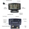 LCD Night Light Car Clock Automotive Electronics Inside And Outside Dual Thermometer - Image 4