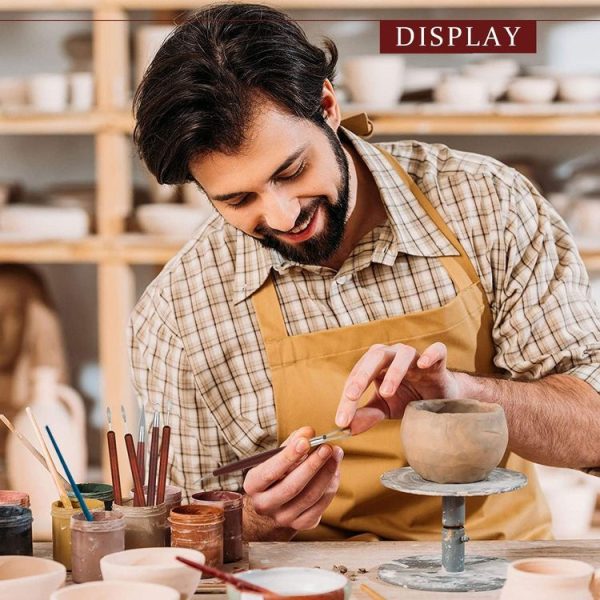 8-in-1 Wooden Handle Pottery Clay Tool set Ceramic Trimming Carving Knife (SF008) - Image 5