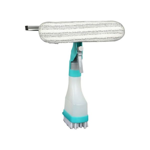 4 In 1 Double-sided Glass Wiper Window Squeegee Portable Spray Mirror Car Glass Cleaner YJ520
