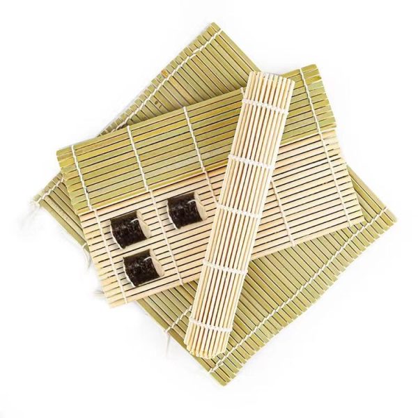 23 x 22cm Bamboo Sushi Roll Non Adhesive Sushi Curtain (White) - Image 3