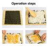 23 x 22cm Bamboo Sushi Roll Non Adhesive Sushi Curtain (White) - Image 5