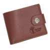 MenBense Men Short Magnetic Clasp Wallet Multi-Card Coin Purse (Light Coffee)