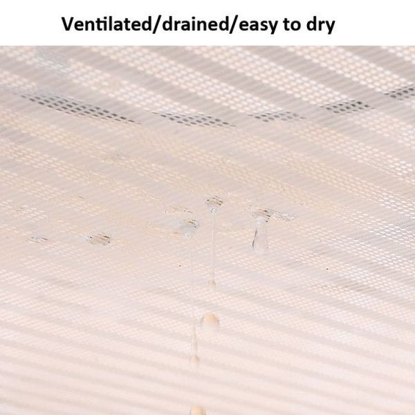 40 x 60cm Foldable Drying Fishing Vegetables Fish Net Hanging Clothes Drying Storage Shelf, Spec: 1 Layer (White) - Image 5