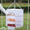 40 x 60cm Foldable Drying Fishing Vegetables Fish Net Hanging Clothes Drying Storage Shelf, Spec: 1 Layer (White) - Image 8