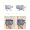 Foldable Storage Basket Household Layered Thickened Dirty Laundry Basket, Spec: 2 Grids Black - Image 3
