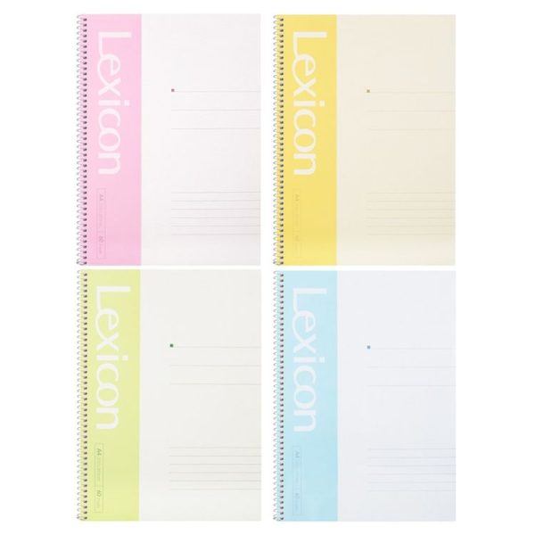 Deli 7688 A4 60-pages Spiral Bound Notebook Live Page Office Business Notepad (Random Color Delivery)