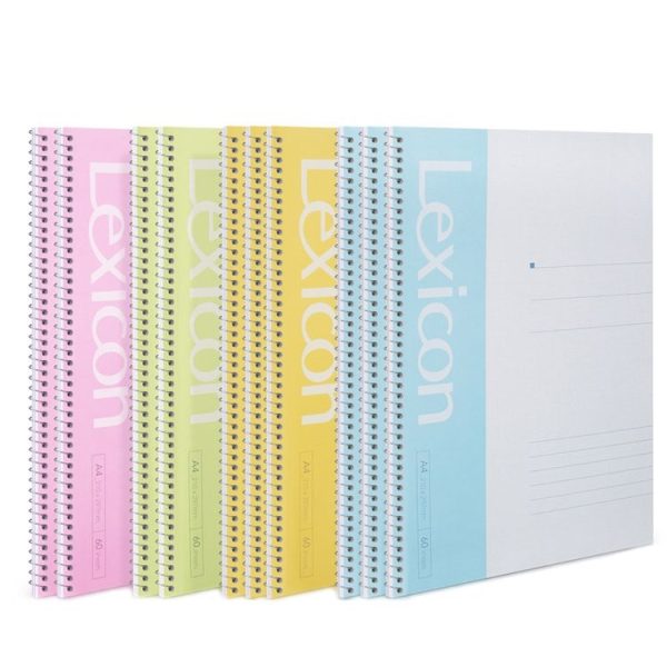 Deli 7688 A4 60-pages Spiral Bound Notebook Live Page Office Business Notepad (Random Color Delivery) - Image 2