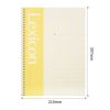 Deli 7688 A4 60-pages Spiral Bound Notebook Live Page Office Business Notepad (Random Color Delivery) - Image 3