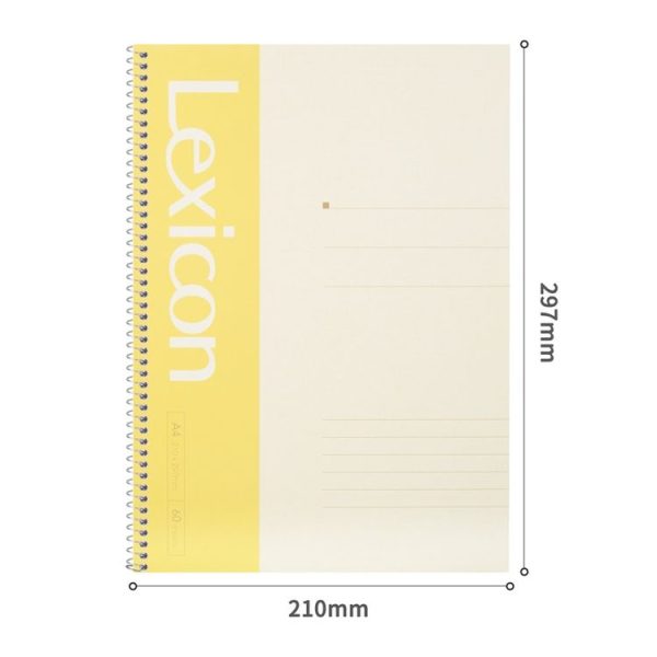 Deli 7688 A4 60-pages Spiral Bound Notebook Live Page Office Business Notepad (Random Color Delivery) - Image 3