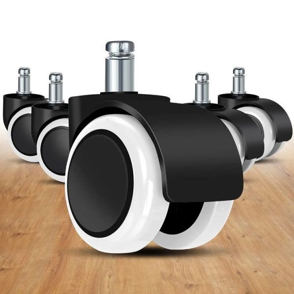 2 Inch 11 x 22mm Plunger Swivel Casters Chair Replacement Wheels (Gray) - Image 2