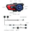 X7 Motorcycle Helmet Bluetooth Headset Riding Navigation Listening Song Soft Hard Wheat (Red) - Image 12