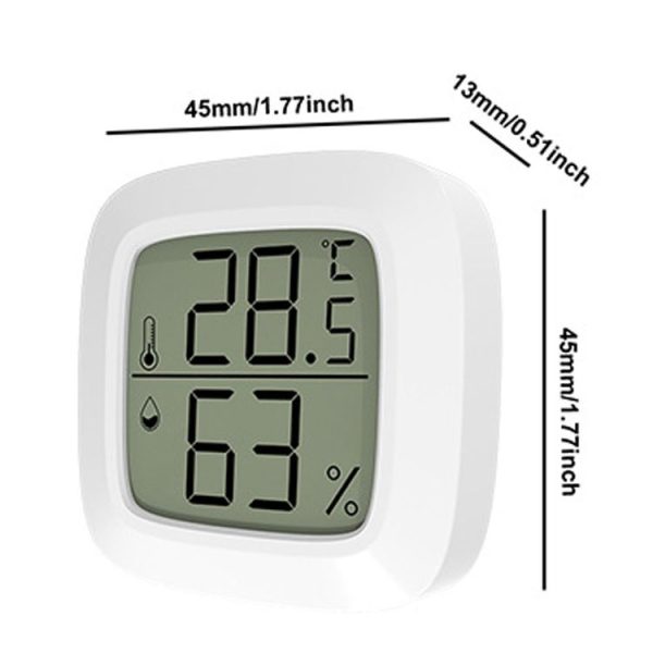 Mini Electronic Pet Temperature And Humidity Meter Highly Precise Temperature And Humidity Meter For Home Use, Model: Degrees Celsius - Image 2